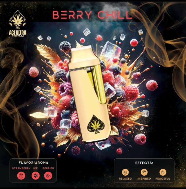 ACE of Spades Disposable Berry Chill Premium Vape Experience